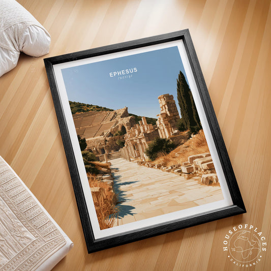Ephesus travel poster – view 2