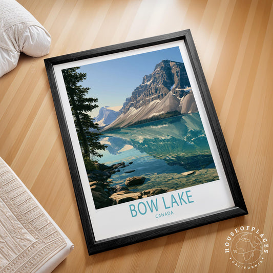 Bow Lake travel poster – view 2