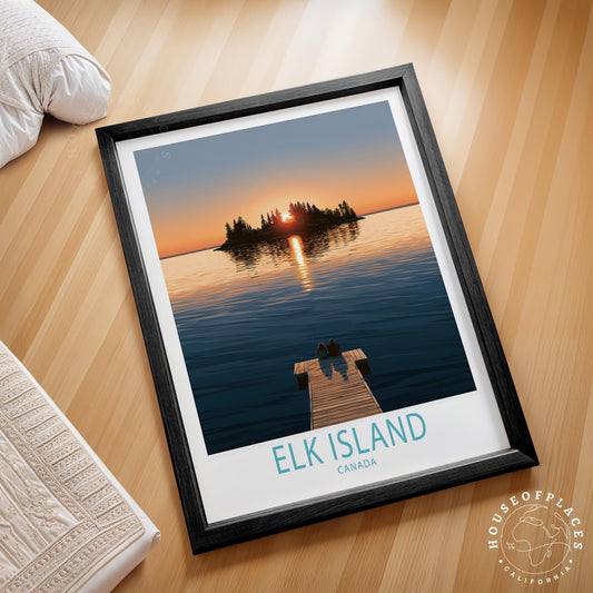 Elk Island National Park travel poster – view 2