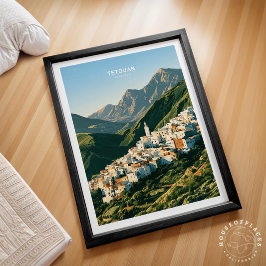 Tetouan travel poster – view 2