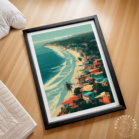 Montañita travel poster – view 2