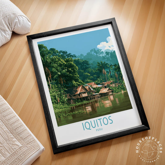 Iquitos travel poster – view 2