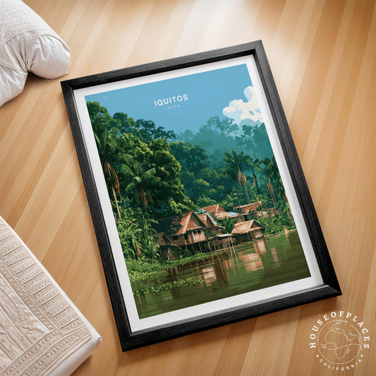 Iquitos travel poster – view 2