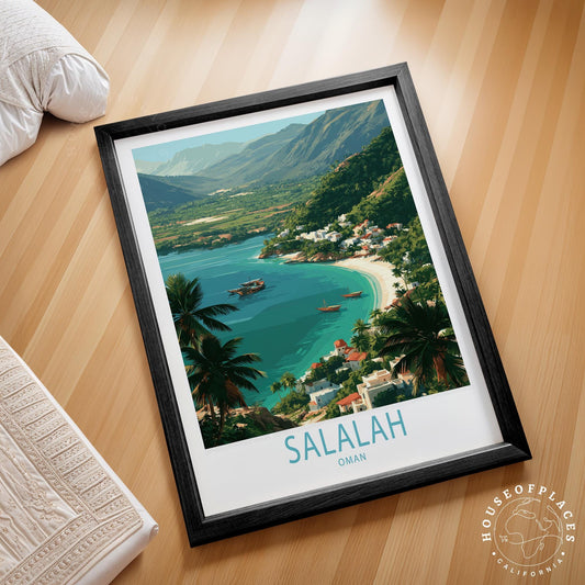 Salalah travel poster – view 2