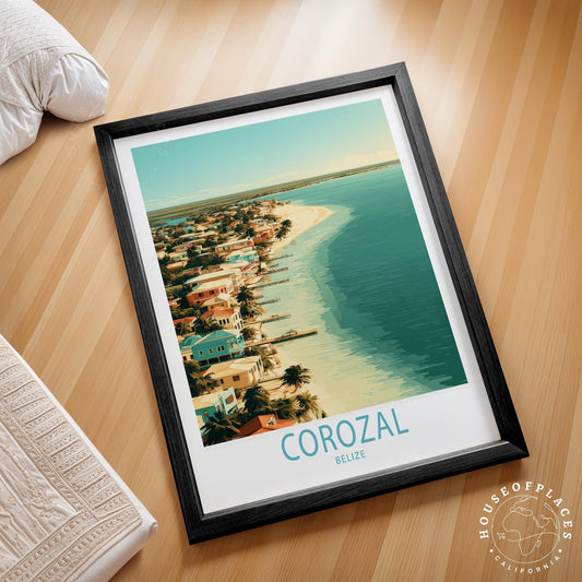 Corozal travel poster – view 2