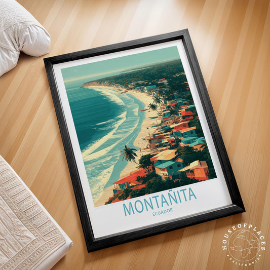 Montañita travel poster – view 2