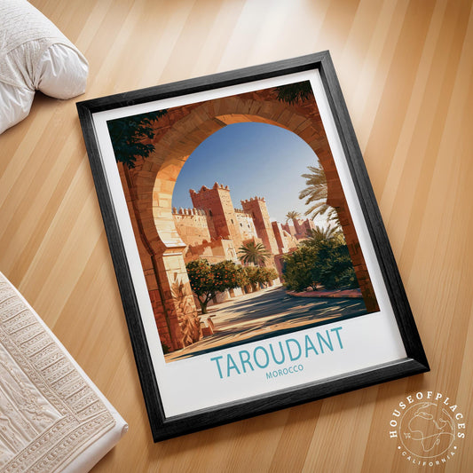 Taroudant travel poster – view 2