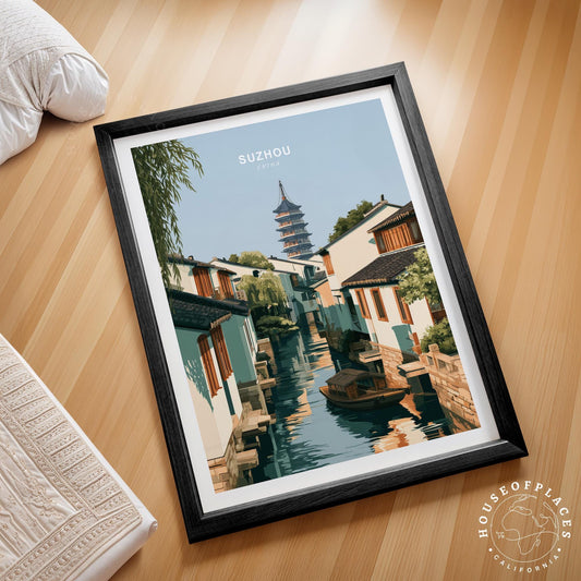 Suzhou travel poster – view 2