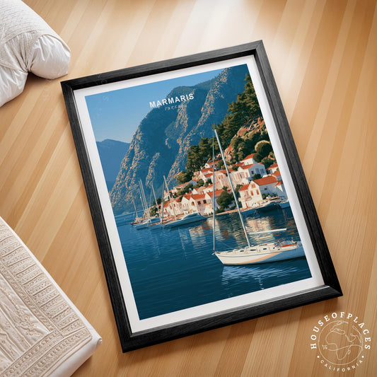 Marmaris travel poster – view 2