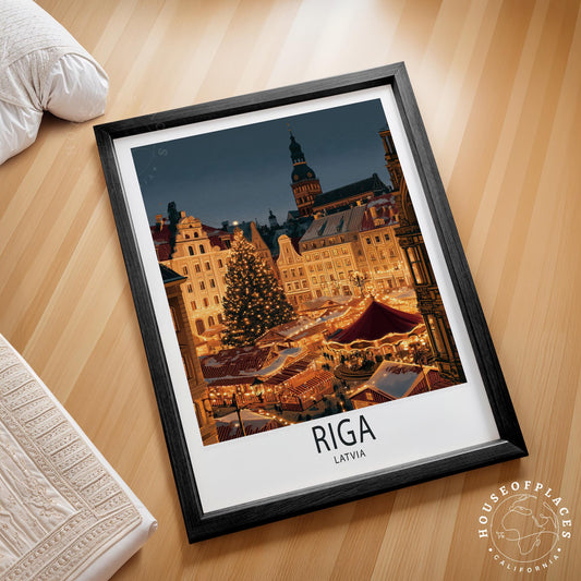 Riga travel poster – view 2
