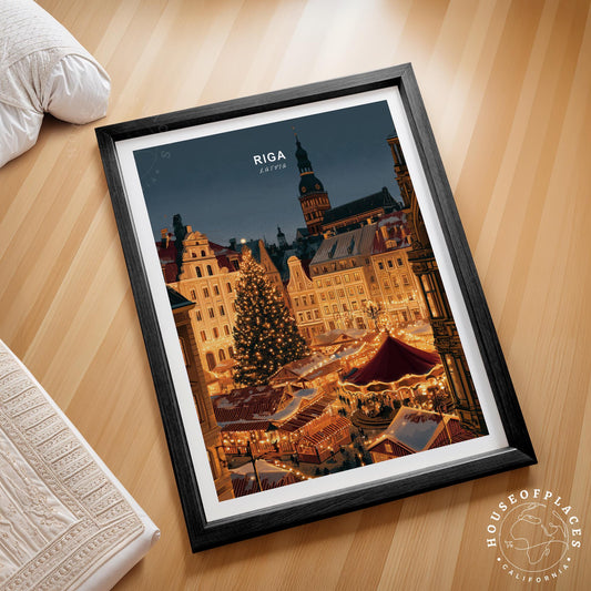 Riga travel poster – view 2