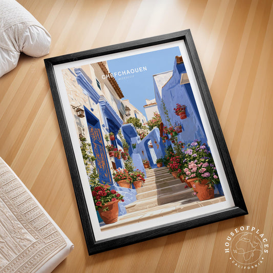 Chefchaouen travel poster – view 2