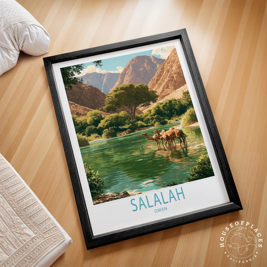 Salalah travel poster – view 2
