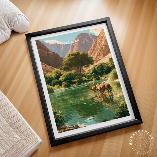 Salalah travel poster – view 2