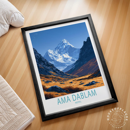 Ama Dablam travel poster – view 2