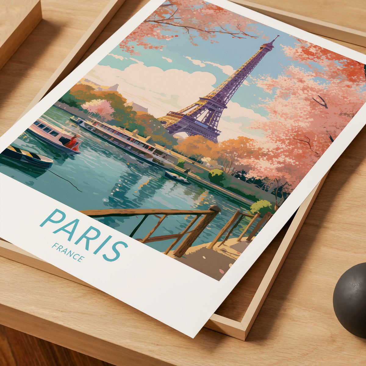 Paris travel poster – view 4