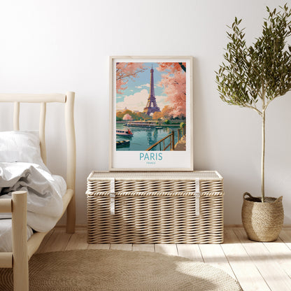Paris travel poster – view 2