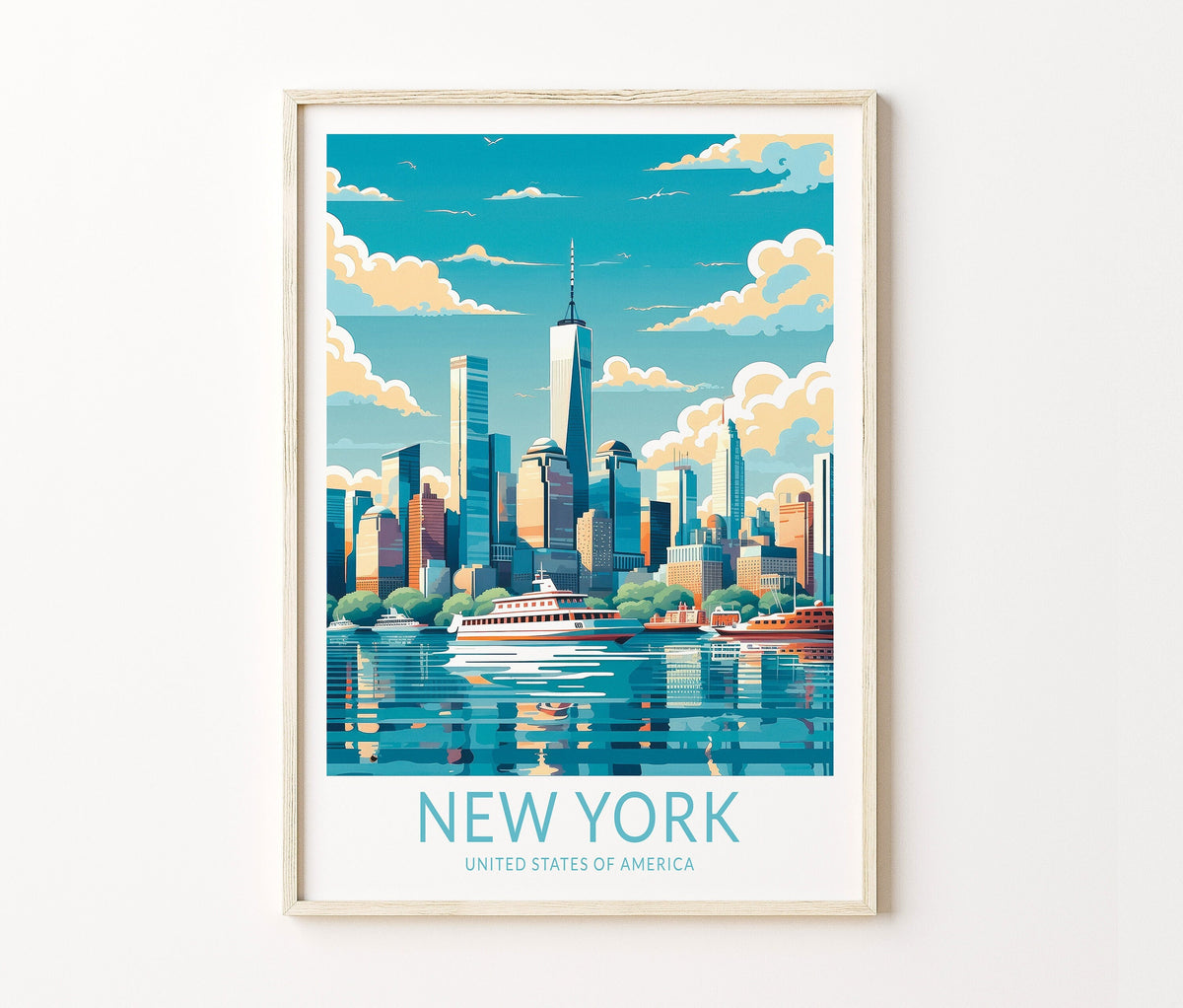 New York travel poster – view 2