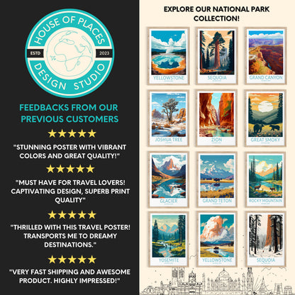 Set of 3 Bundle travel poster – view 7