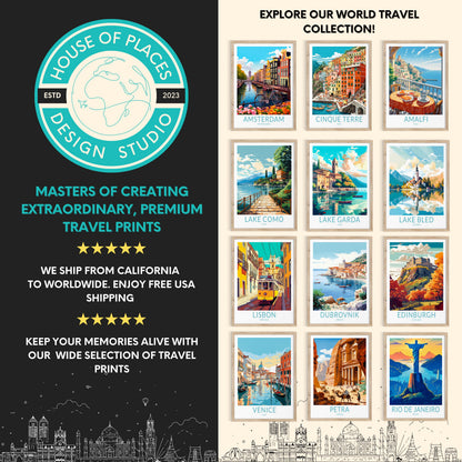 Set of 3 Bundle travel poster – view 4