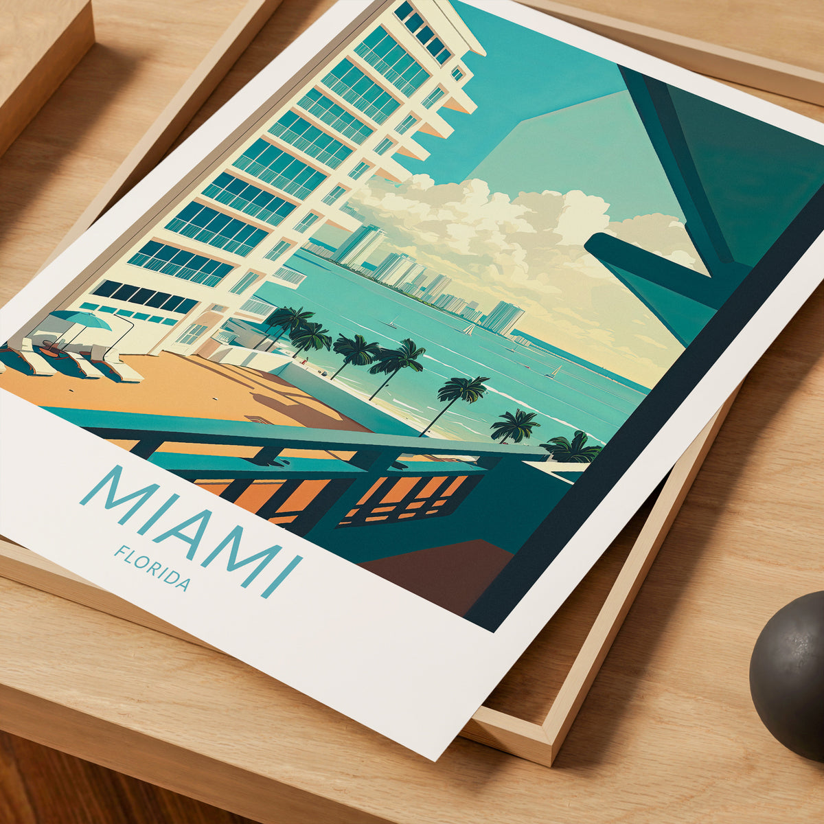 Miami travel poster – view 4