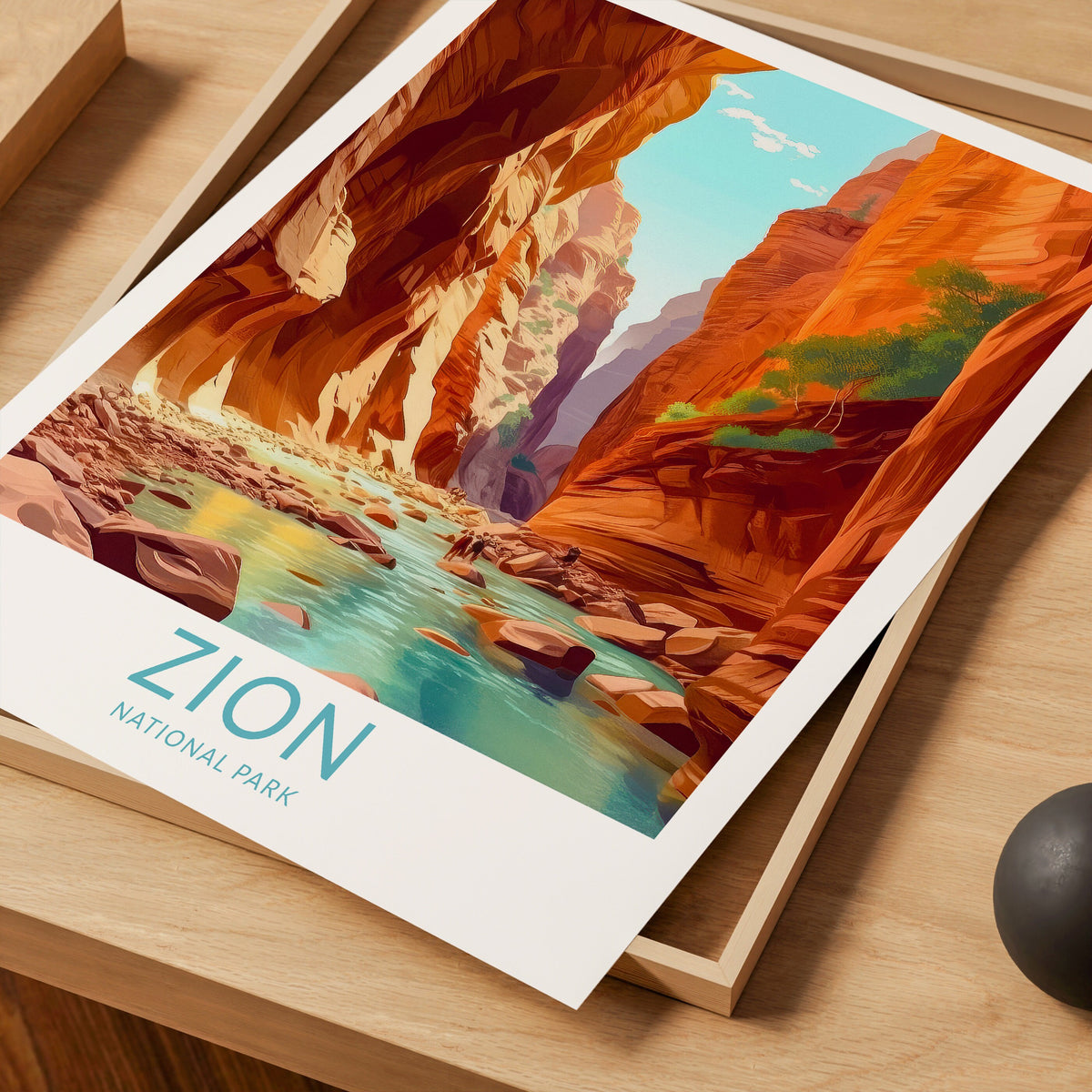Zion travel poster – view 4