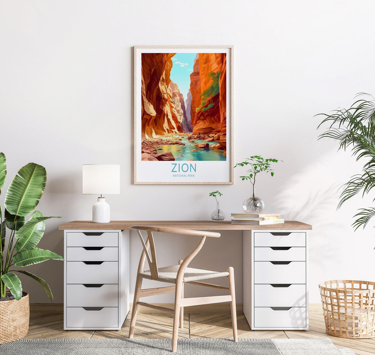 Zion travel poster – view 3