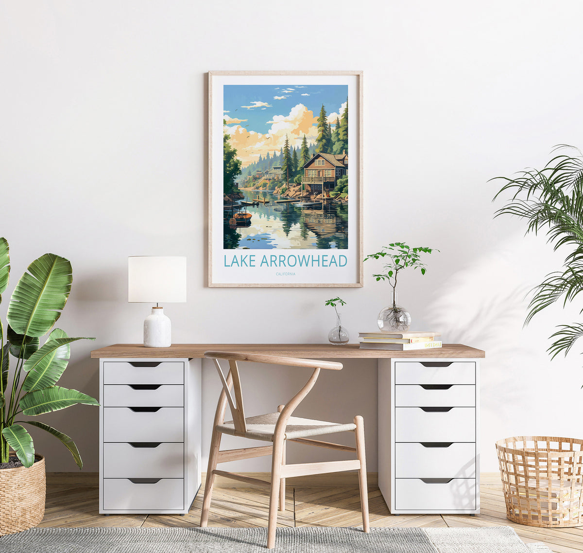 Lake Arrowhead travel poster – view 3