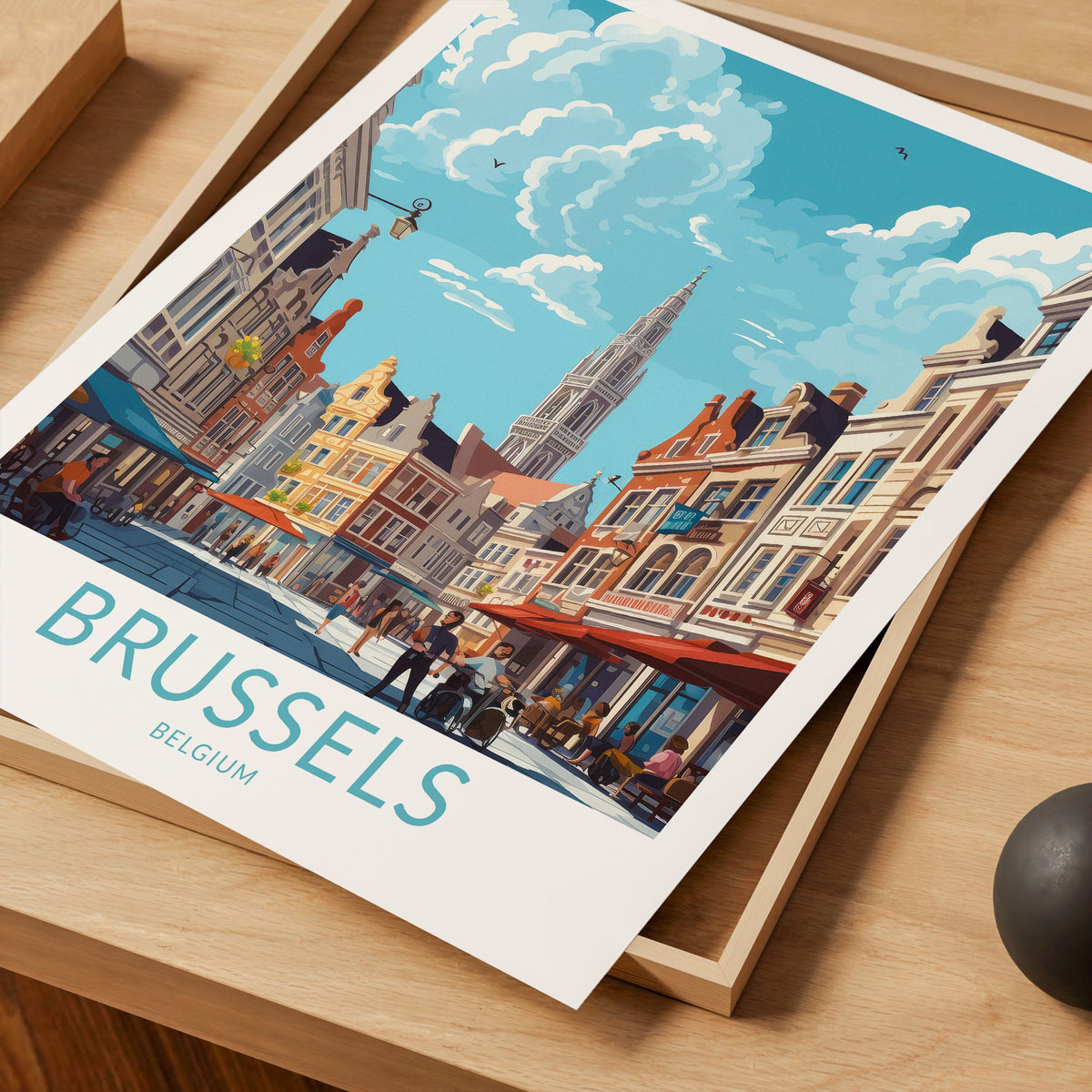 Brussels City travel poster – view 4