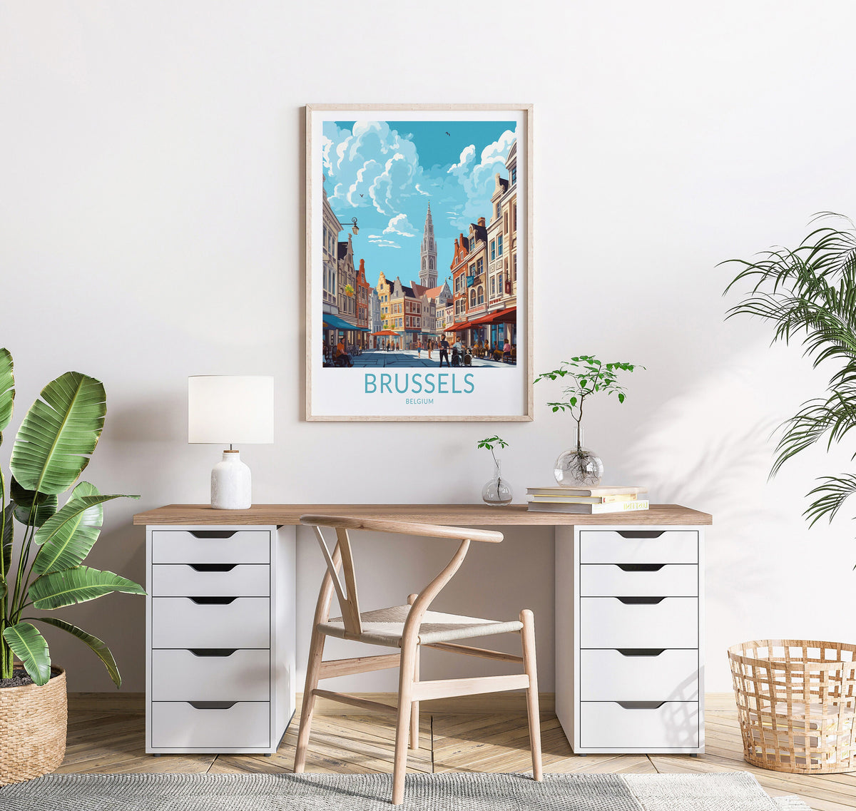 Brussels City travel poster – view 3