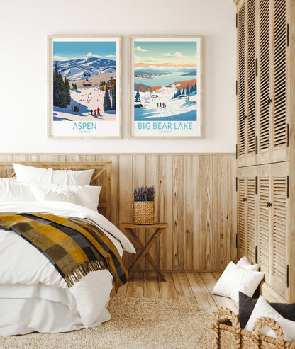 Big Bear Lake travel poster – view 7