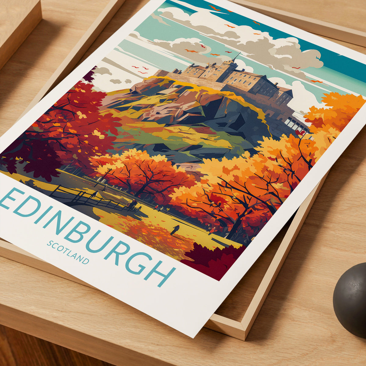 Edinburg travel poster – view 4