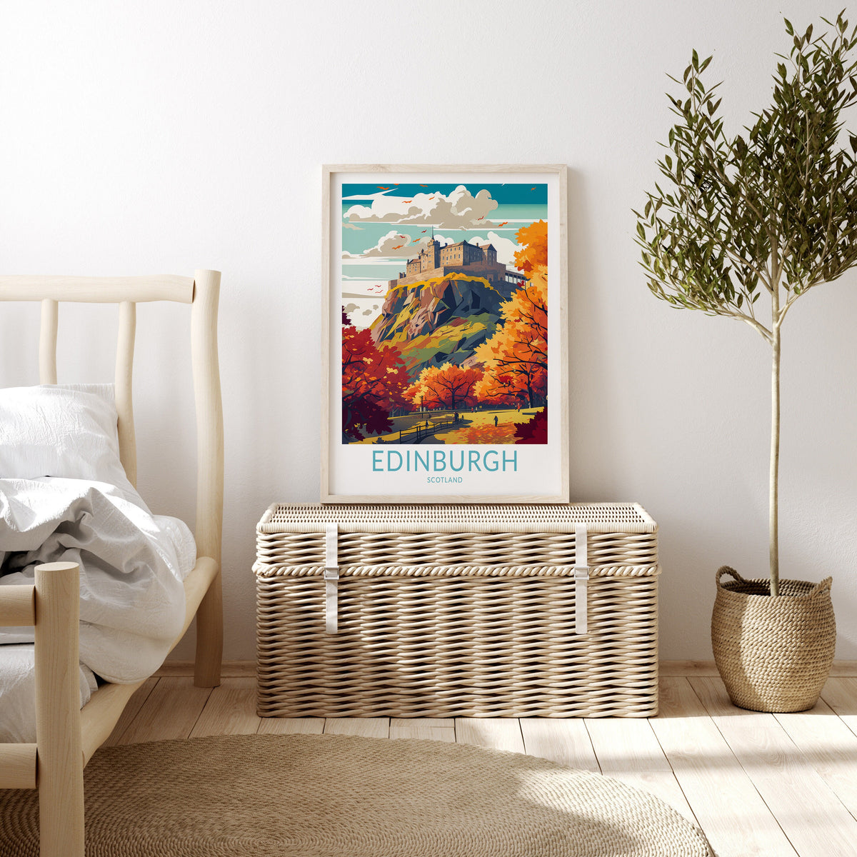 Edinburg travel poster – view 2
