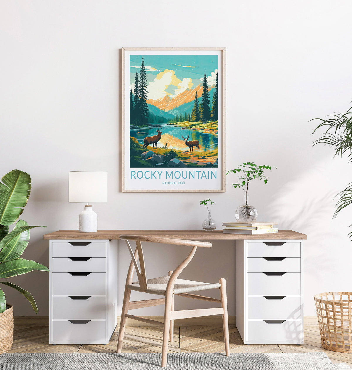 Rock Mountain National Park travel poster – view 3