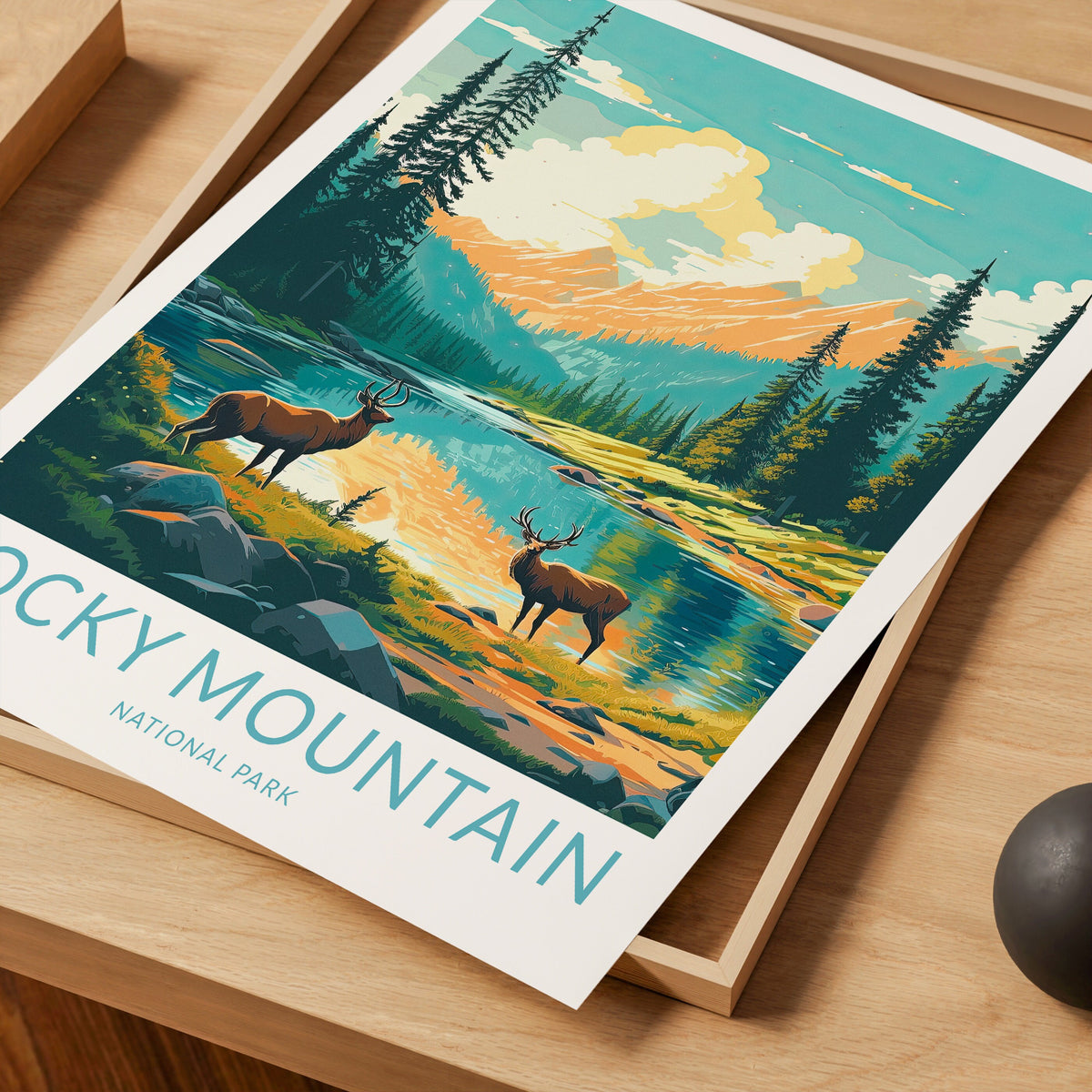 Rock Mountain National Park travel poster – view 4