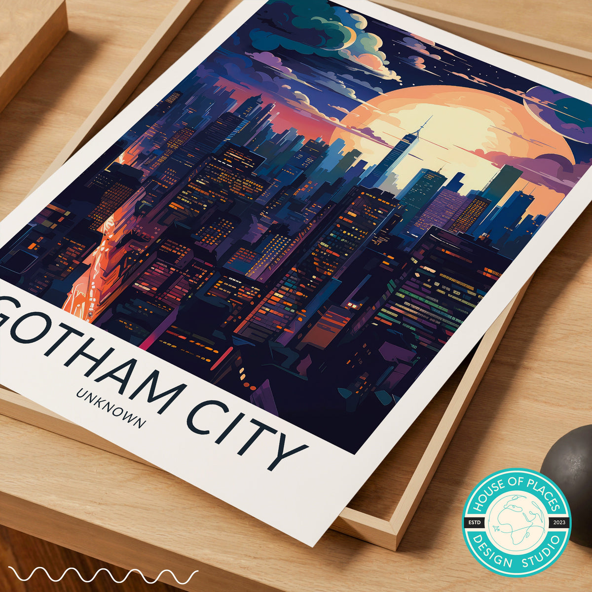 Gotham City travel poster – view 6
