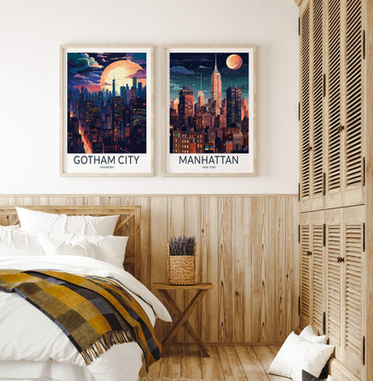 Gotham City travel poster – view 7