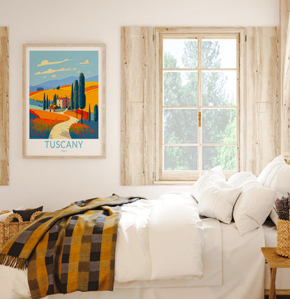 Tuscany travel poster – view 3
