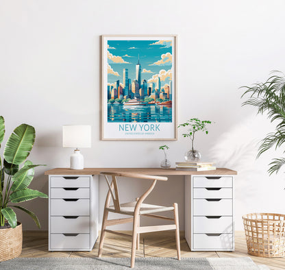 New York travel poster – view 3
