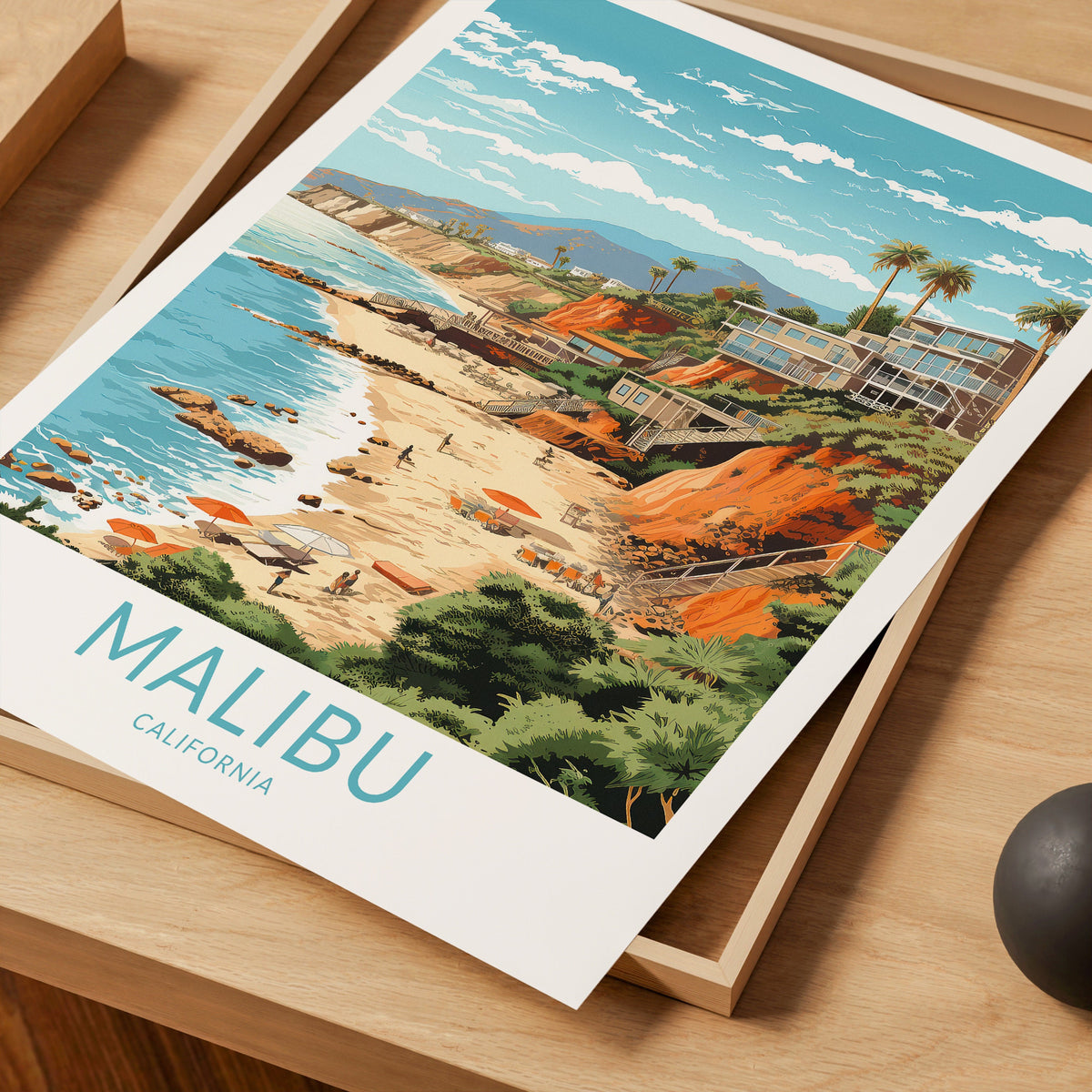 Malibu travel poster – view 4