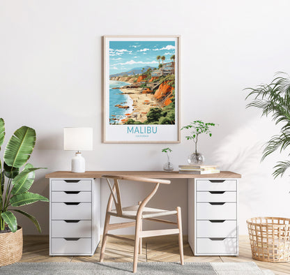 Malibu travel poster – view 3