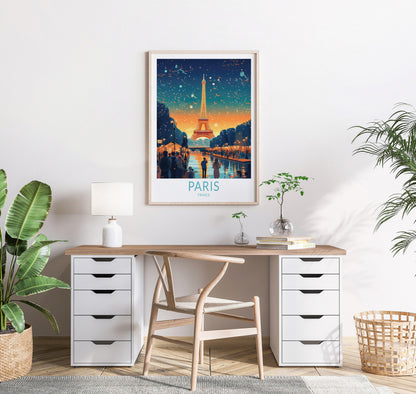 Paris travel poster – view 3