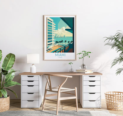 Miami travel poster – view 3