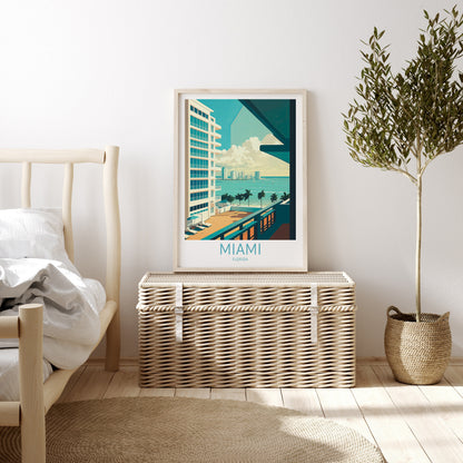 Miami travel poster – view 2