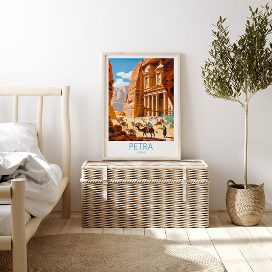 Petra travel poster – view 2