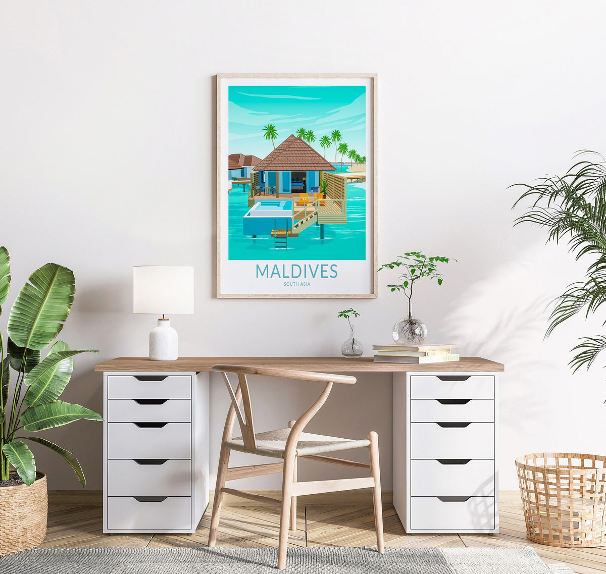 Maldives travel poster – view 4