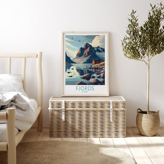 Fjords travel poster – view 2