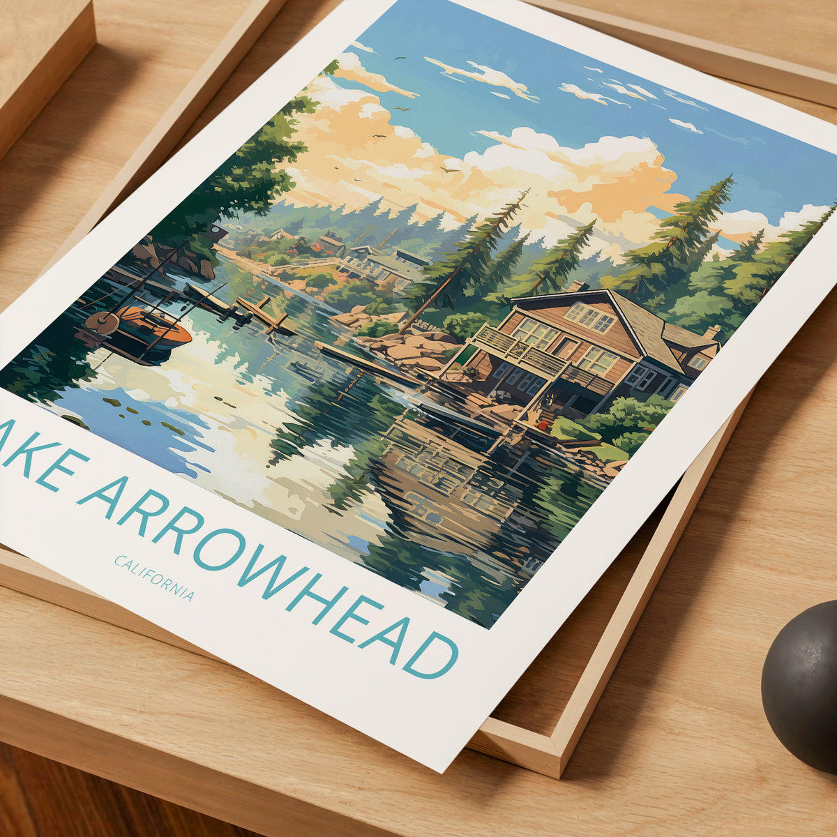 Lake Arrowhead travel poster – view 4