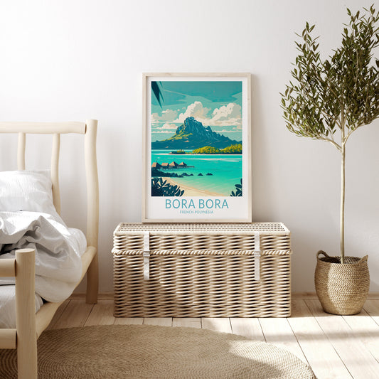 Bora Bora Island travel poster – view 2