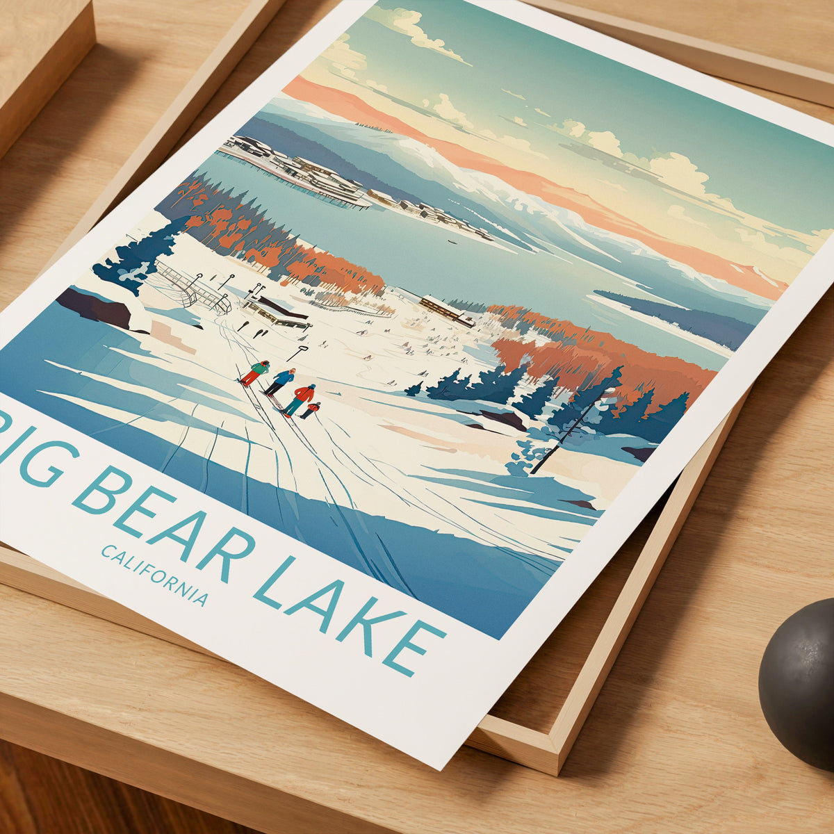 Big Bear Lake travel poster – view 4